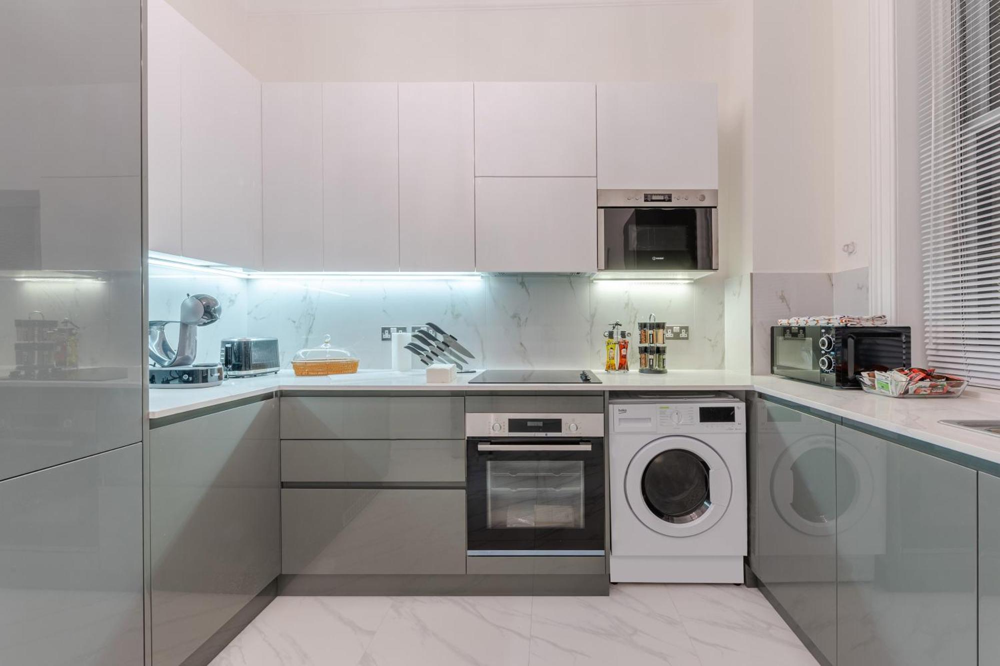 5H Modern Elegance 1-Bedroom City Living In 런던 외부 사진