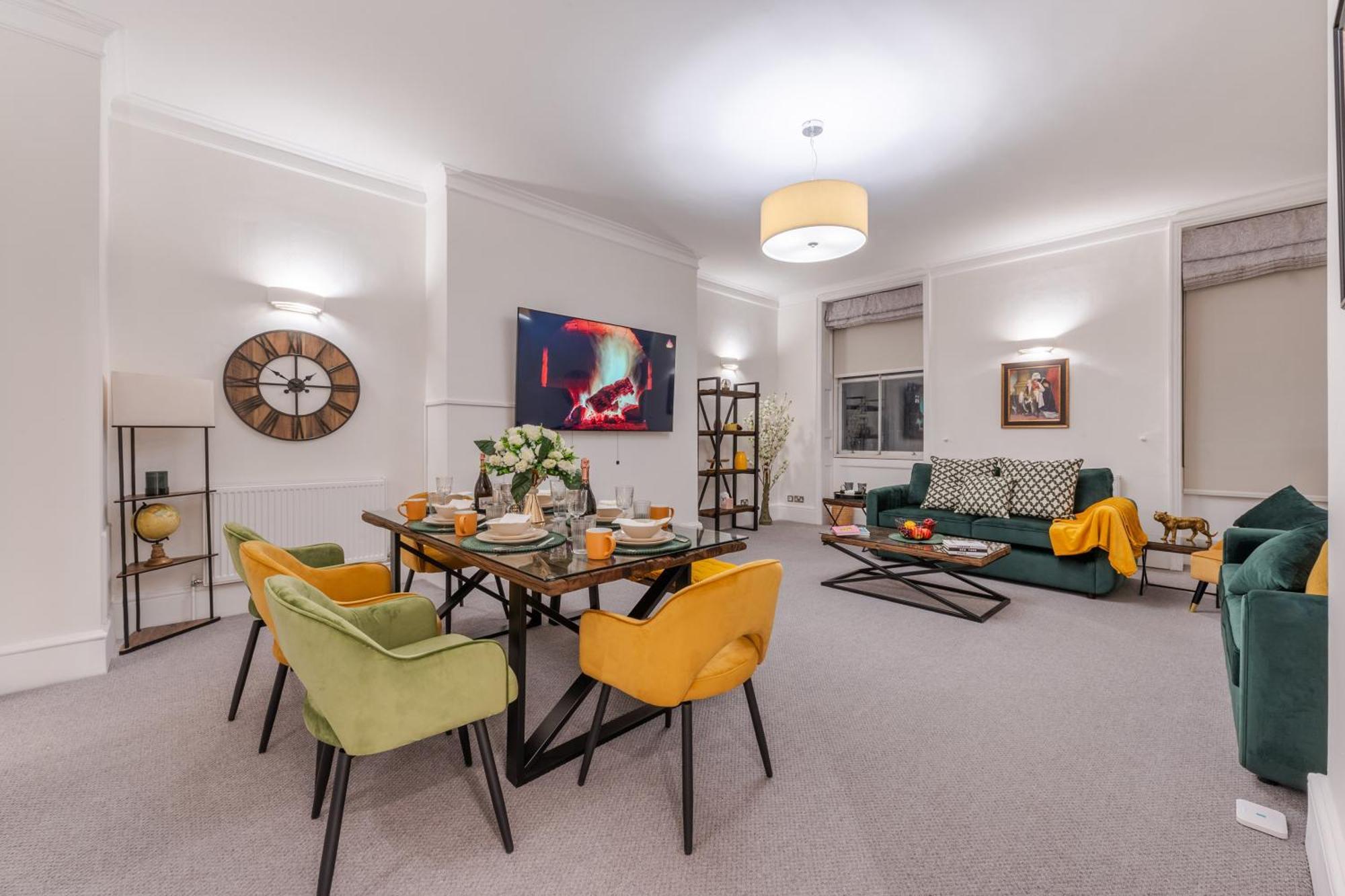 5H Modern Elegance 1-Bedroom City Living In 런던 외부 사진
